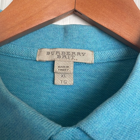 Burberry Brit - Blue Polo Shirt - Picture 2 of 6